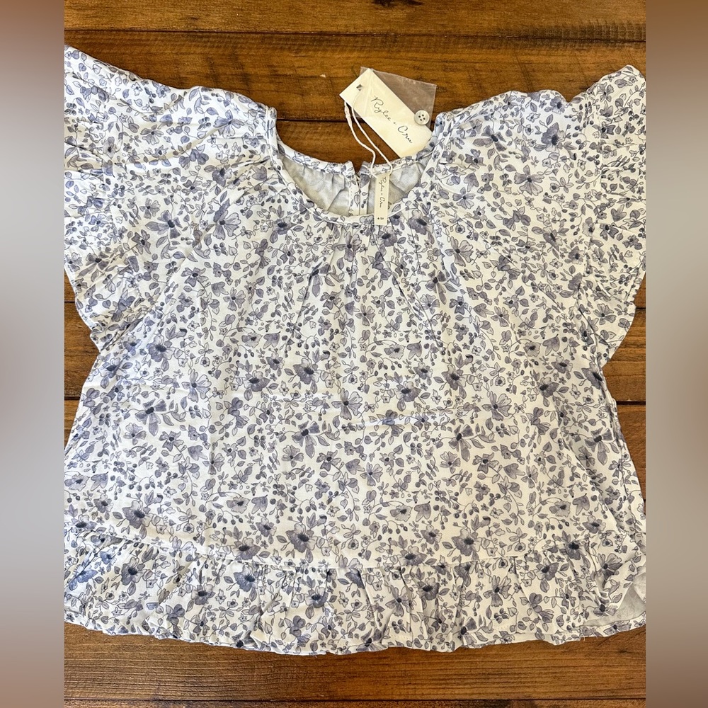 Rylee Cru Flutter Top